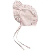 Name it BABY zonnehoed NBFFILINE wit/rood Meisjes Katoen Streep - maat 45/47