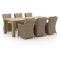 Intenso furniture + 10% kassakorting | Intenso Adriano/ROUGH-X 240cm dining tuinset 7-delig