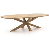 Rough furniture + 15% kassakorting | ROUGH-Y Ellips dining tuintafel 280x130cm