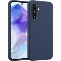 Accezz Liquid Silicone Backcover voor de Samsung Galaxy A36 / A56 - Donkerblauw