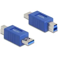DeLOCK USB 5 Gbps Adapter USB Type-A male to USB Type-B male (crossed)