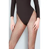 Gabriella Visnet Panty - Kabarette 151 - Zwart - Maat: XS/S