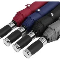 Vicloon Automatische Blauwe Paraplu Business Folding Paraplu Voor Man Vrouwen Sombrilla Uv Regen Paraplu