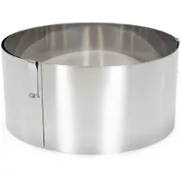 Patisse Taartring Verstelbaar 18-30 Cm Rvs Zilver