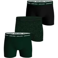 Björn Borg cotton stretch boxershorts 3-pack – zwart, donker & print