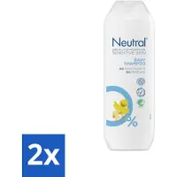 Neutral - Babyshampoo - Gevoelige huid - Parfumvrij - Zonder Kleurstoffen - 250 ml - Voordeelverpakking - 2 stuks