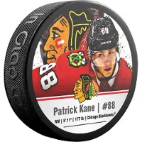 Schanner hockeypuck Patrick Kane CHI