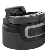 Kambukka Black Steel 3 in 1 Water Deksel - Zwart