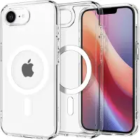 Spigen Ultra Hybrid Backcover MagSafe voor de Apple iPhone 17e / 16e - Clear / White