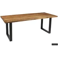 Rousseau Tafel 'nicola' 200 cm rechthoekig mango hout