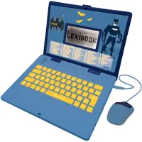 Lexibook Ordinateur portable éducatif bilingue Batman (FR/EN)