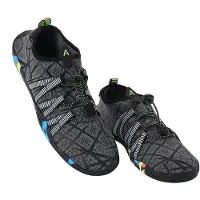 Atlantis Happy Feet Lace - Waterschoenen voor volwassenen - Zwart/Groen - 39