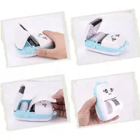 Ilso draagbare printer - pocket printer - thermische printer - mini printer voor mobiel - 11 rollen -oplaadbaar USB - blauw