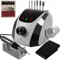 Ilso electrische nagelfrees wit - inclusief bitjes en schuurrolletjes - nagelvijl - 68W - display - manicure - pedicure