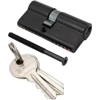 XL Tools Profielcilinder - Zwart - Universeel - Inclusief 2 Sleutels - 30/35