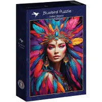 Blue Bird Indian Beauty Puzzel 1000 Stukjes