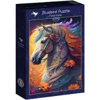 Bluebird Puzzle Floral Horse Puzzel (1000 stukjes)
