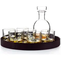 Liiton Dienblad MIRRORED 38 cm, bruin, Litton