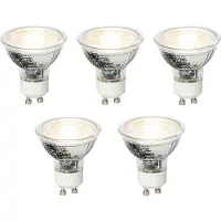 LUEDD Set van 5 GU10 dimbare LED lamp 4W 310 lm 3000K