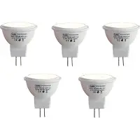 LUEDD Set van 5 G4 LED lamp MR11 2,7W 210 lm 3000K 12V