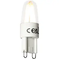 LUEDD Set van 5 G9 LED filament lamp 1,8W 170 lm 2300K
