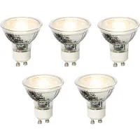 LUEDD Set van 5 dimbare GU10 LED lichtbronnen 4W 300 lm 2700K