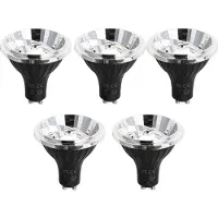 LUEDD Set van 5 GU10 dimbare LED lamp 70mm 6.5W 600 lm 3000K
