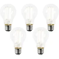 LUEDD Set van 5 E27 LED lampen A60 helder 2.2W 470lm 2700K