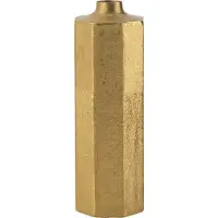 J-Line Vase square metal gold large