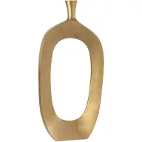 J-Line Vaas nina aluminium goud large