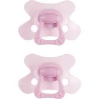 Difrax Dental Fopspeen - 12+ Maanden - Lichtroze - 2 st. female