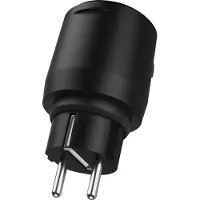 KlikAanKlikUit MAGC-2300 Matter Buiten Stopcontact Schakelaar - Slimme schakelaar werkt met Apple home & Google home - Gratis App - Zwart