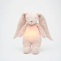 Moonie 2.0 upgrade - Knuffel Hartslag en Licht | Bunny Rose - Biologisch katoen