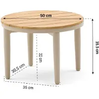 Coco Toscane loungetafel ø 50 cm