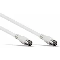 Shiverpeaks F-quick (m) - F-quick (m) coaxkabel / recht - wit - 7,5 meter