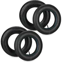 Relaxdays Kruiwagenband met binnenband - set van 2 - luchtband met profiel - 3.50-8