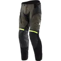 Dainese Super Adventure Absøluteshell Waterdichte Zwart Tarmac Fluo Geel Textiele Motorbroek Maat 44