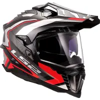 LS2 Helmets LS2MX701ExplorerCFrontierIIRood06AdventureMotorhelm Maat XL