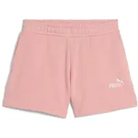 Puma ESS Small No. 1-logo short voor Dames, Roze, Maat 13-14Y