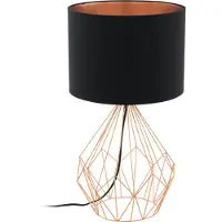 Eglo Pedregal Tafellamp - Koper/Zwart
