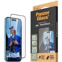 PanzerGlass Ultra-Wide Fit Anti-Bacterial Screenprotector voor de Apple iPhone 16