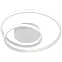 TRIO REALITY ZIBAL - Plafondlamp - Wit mat - incl. 1x SMD 22 W - OSRAM lichtbron - Verlichting omhoog en omlaag