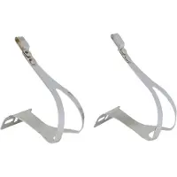 Zéfal Fiets voetsteunen - - Christophe - Verchroomd staal - Verkocht per paar - 120 g - Twee maten - MTB - Volwassen - Unisex