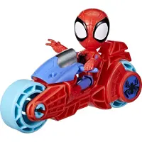 Hasbro Marvel Spidey speelgoedmotor met actiefiguur - Superhelden avontuur.