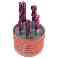 Format Ruwfrezenset kort DIN844 HSSE-PM TiALN 5-delig 6-16mm