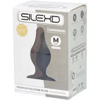Silexd - Model 2 Dual siliconen Butt plug - Medium