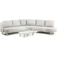Santika Furniture Santika Nanda hoek loungeset 4-delig