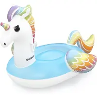 Bestway Opblaasfiguur zwembad | | Eenhoorn (Ride-on, 163 x 110 cm)