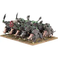 Games Workshop Warhammer ToW - Orc & Tapestry : Chevaucheurs de Sangliers Orc (Plastic)