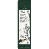 Faber-Castell grafietpotlood set - serie 9000 Jumbo - bliketui a 5 stuks - FC-119305